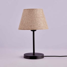 Opviq AYD-3409 Lámpara de Mesa Negro y Beige